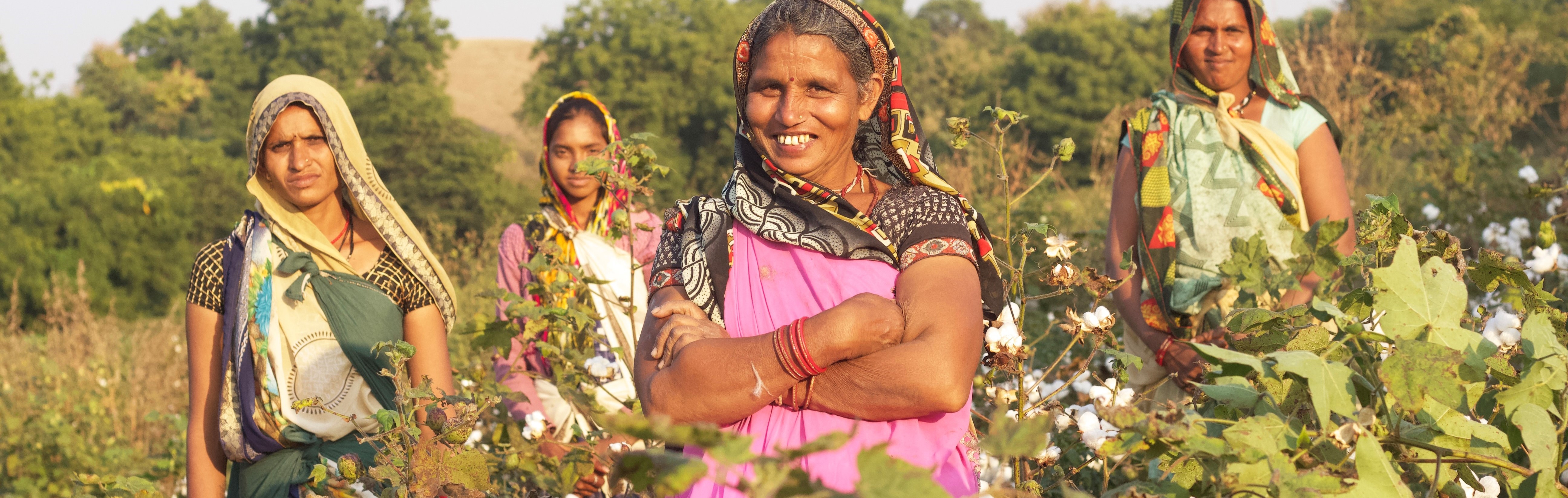 Women from the Dharampuri village in Madhya Pradesh, India map out plans for community management of water in their village. An integral component of the USAID Gap Inc. Women + Water Alliance is facilitating village action water planning where community members outline plans to improve their village’s water security, water quality, and water governance. To date, the alliance has developed 1,101 Village Action Plans (VAPs) with active community participation through alliance partner, WaterAid.